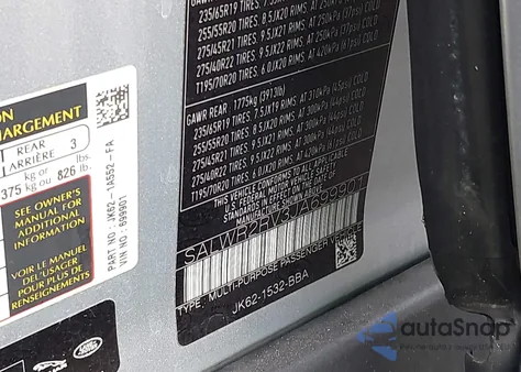 2018 Land Rover Range Rover Sport Hse z USA, uszkodzony, nr VIN SALWR2RV3JA699901